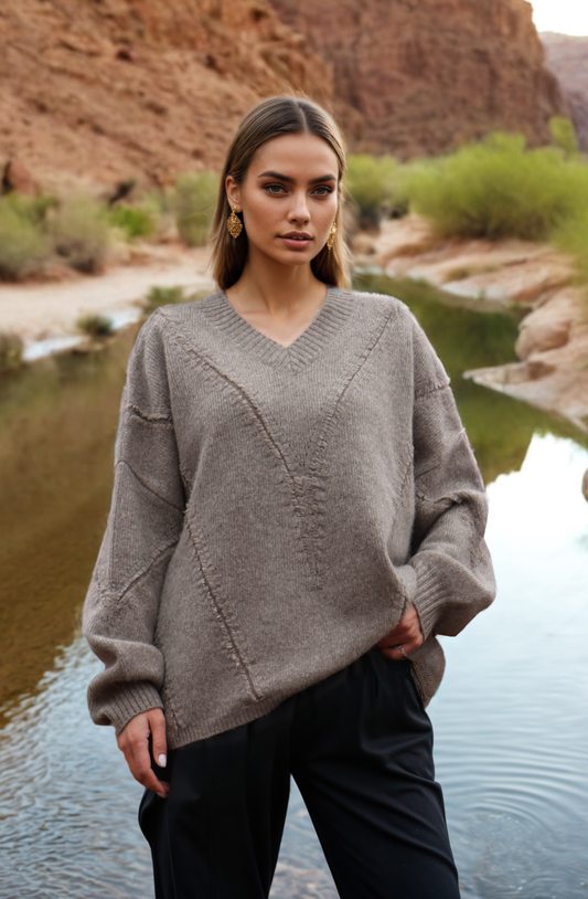 Oversized Yak Wool Jumper