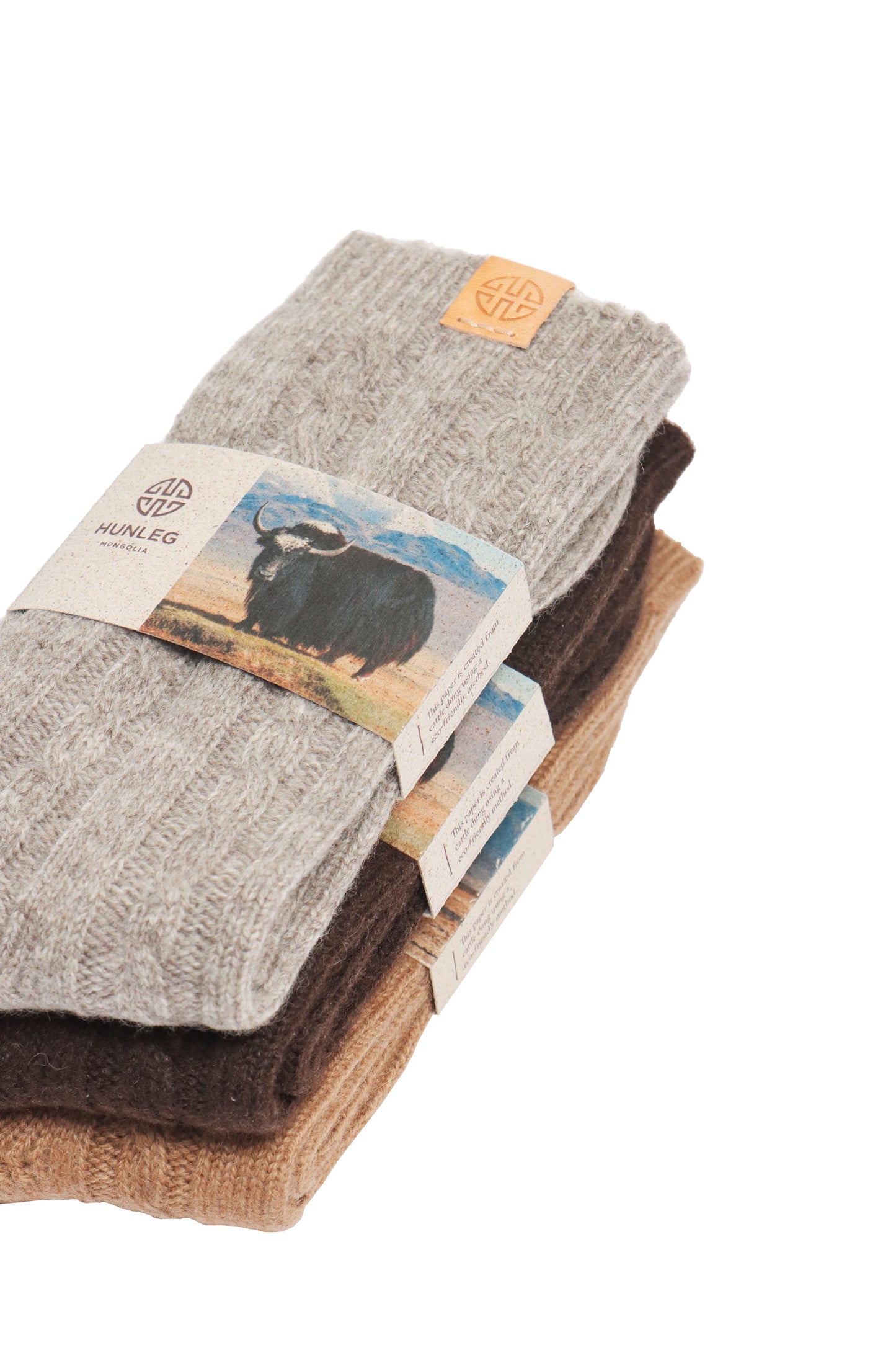 Zopfmustersocken aus Donegal-Wolle